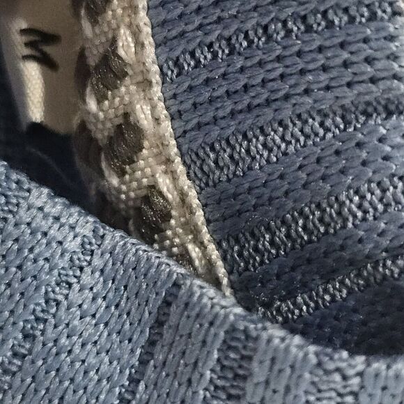 Bruno Luxe NYC Shirt Mens Medium Blue Ribbed Retro Y2K Career Casual Preppy - Picture 10 of 12